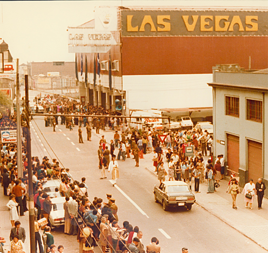 Foto histórica del Casino Las Vegas
